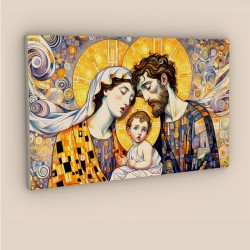 quadro sacra famiglia moderno