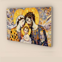 quadro sacra famiglia moderno