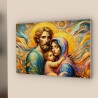 quadro sacra famiglia moderno