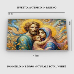 quadro sacra famiglia moderno