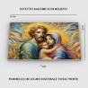 quadro sacra famiglia moderno