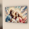 quadro sacra famiglia moderno