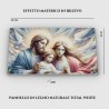 quadro sacra famiglia moderno