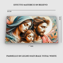 quadro sacra famiglia moderno