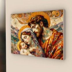 quadro sacra famiglia moderno