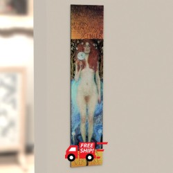 Gustav Klimt - Nuda Veritas (1899) - 12,3 x 58,2 cm