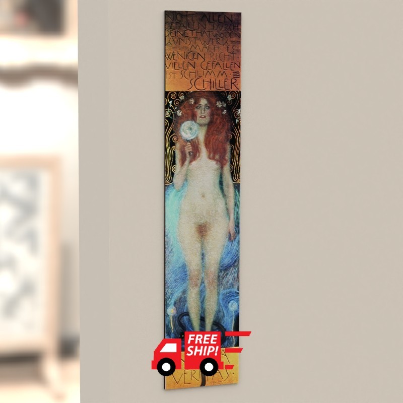 Gustav Klimt - Nuda Veritas (1899) - 12,3 x 58,2 cm