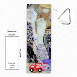 Gustav Klimt Water Serpents I Replica di qualità museale su legno