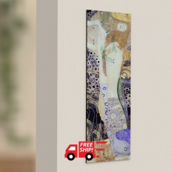 Gustav Klimt Water Serpents I Replica di qualità museale su legno