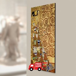 Replica di qualità museale su legno – Gustav Klimt – Stoclet Frieze: Expectation – 30 x...