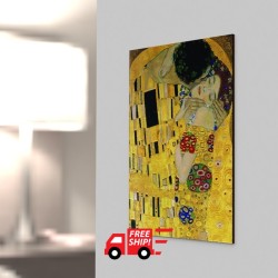 Replica di qualità museale su legno – Gustav Klimt – The Kiss
