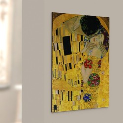 Replica di qualità museale su legno – Gustav Klimt – The Kiss