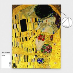 Replica di qualità museale su legno – Gustav Klimt – The Kiss