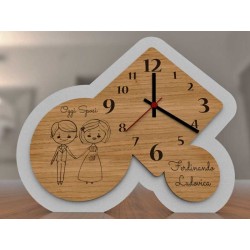Orologio in Legno Personalizzato - Regalo Unico Made in Italy