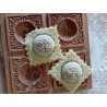 Stampo Ravioli Decorati in Legno - Artigianale Made in Italy