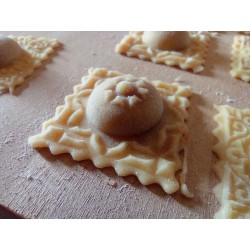 Tavoletta per ravioli decorati  stampo rilievo disegni