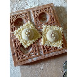 Tavoletta per Ravioli Decorati - Stampo in Legno Artigianale