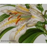 Replica d'Arte su Legno - Lilium Speciosum Imperiale di Wendel - Eleganza Botanica
