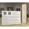 "Retro della replica con QR code e dettagli sull’opera"